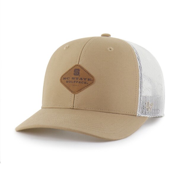 Tan/White Adjustable Huskin Trucker